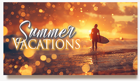 Summer Vacations Widget Image